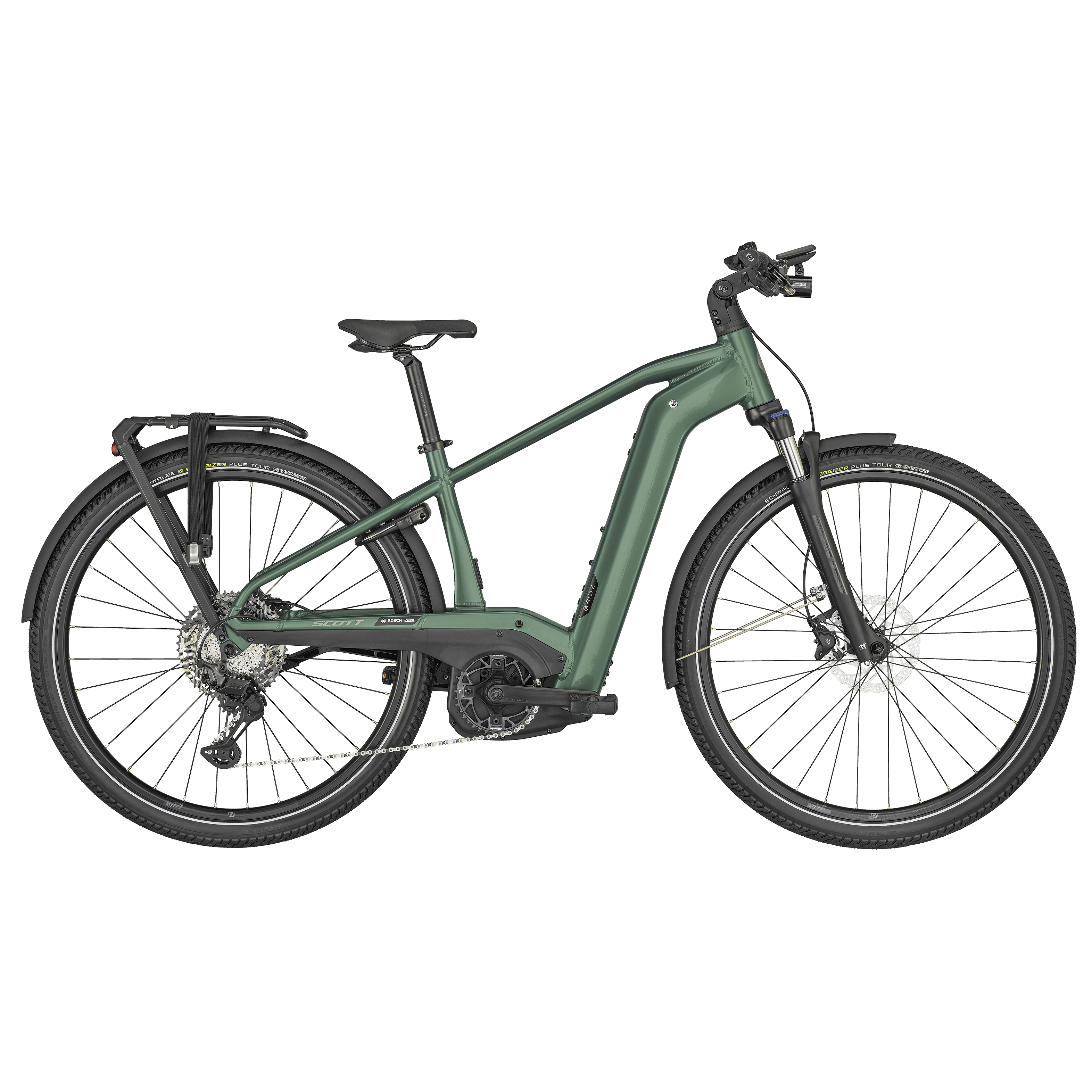 Scott Bike Sub Sport Eride 10 Men L 2024 Grön Elcykel  Hybrid