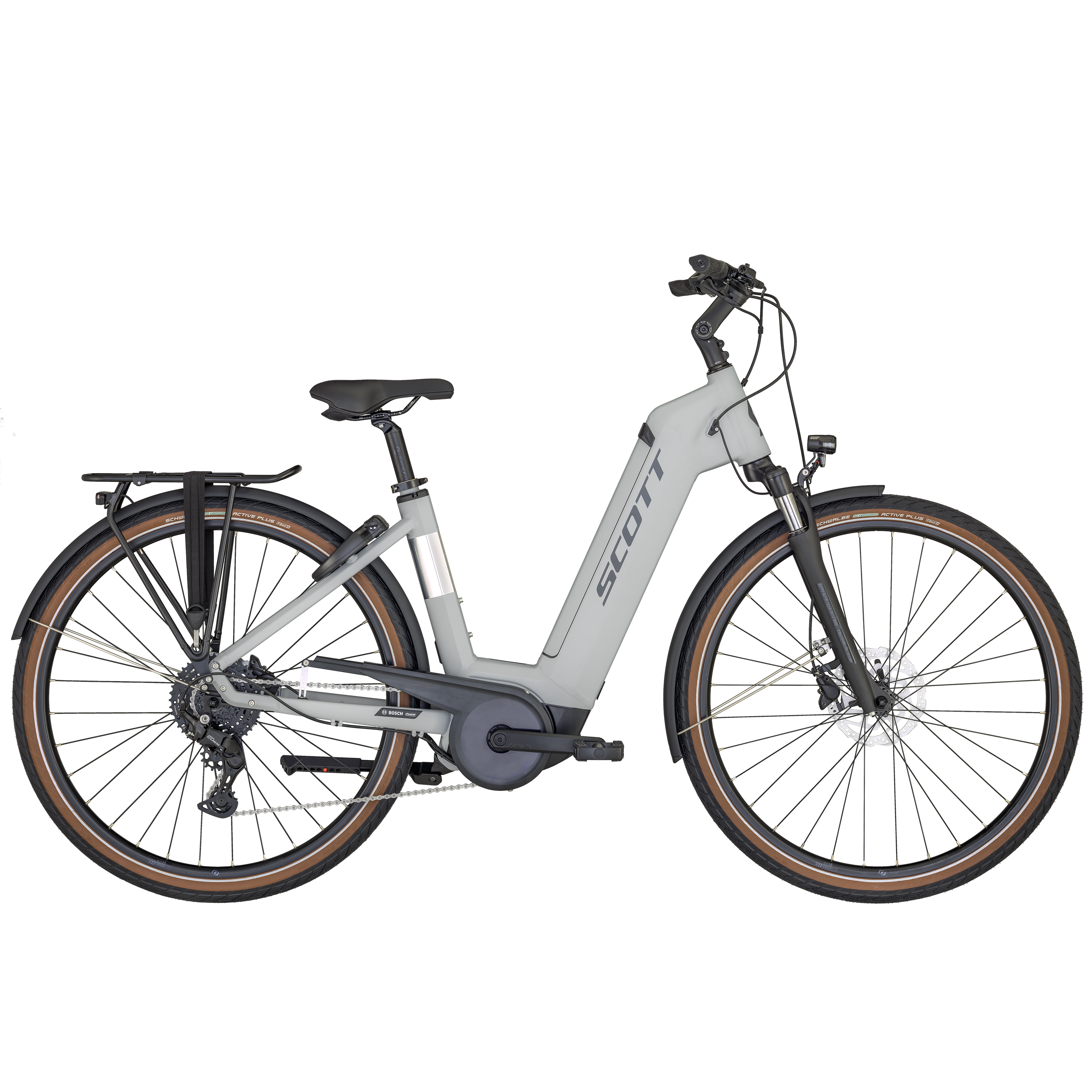 Scott Bike Sub Active Eride Unisex Vit S 2024 Elcykel  Hybrid